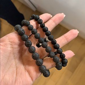 Lava stone bracelet